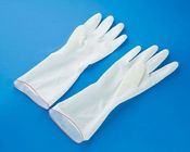 White Puncture Resistant Disposable Exam Gloves Food Grade 100% Natural Latex