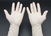 White Puncture Resistant Disposable Exam Gloves Food Grade 100% Natural Latex