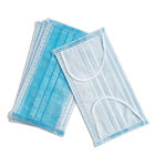 Bule And White 3 Layer Earloop Surgical Face Mask