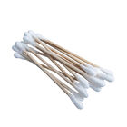 Pure Cotton 120mm Medical Cotton Swabs Wooden Stick