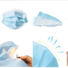 10pieces/Bag Nonwoven Disposable Earloop Mask With Shield