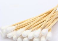 Disposable 80 Pieces Cotton Tipped Swabs Single Head Wooden Stick