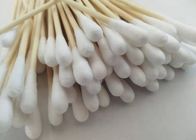 Surgical Sterile Disposable 80mm Cotton Swabs Wooden Stick