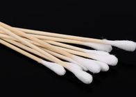 White 80mm Long Medical Q Tips Sugical Cotton Swabs For Hospital
