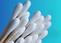 10cm Sterile Medical Cotton Swabs Wooden Stick For Baby Care