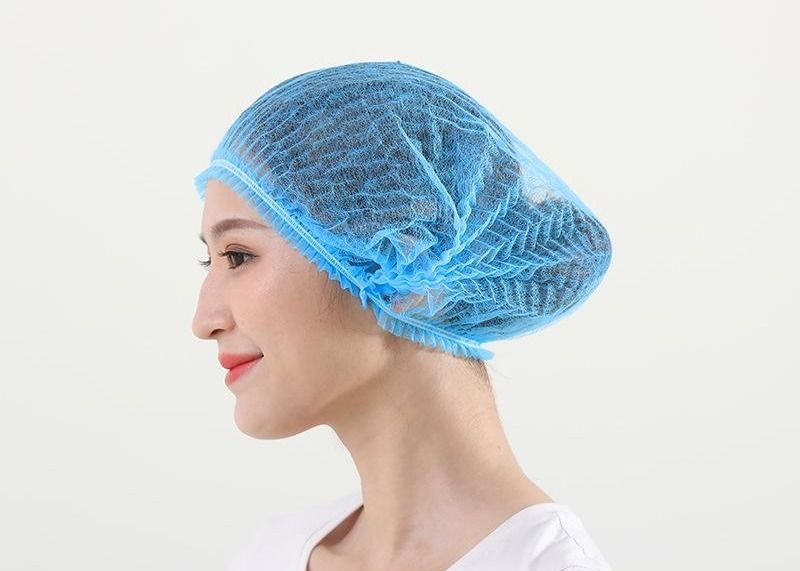 Disposable Bouffant Caps Prevent Hair Strands Dandruff From Falling Off