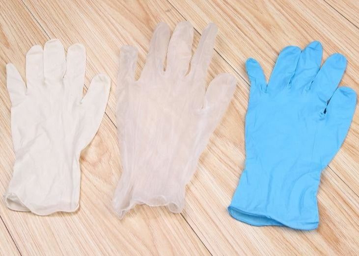 0.06mm Durable And Highly Elastic Latex Disposable Gloves for examination