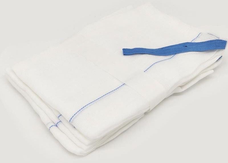 4ply 8ply Medical Gauze Pads Non Sterile Folded Edges With Liquid Absorbing