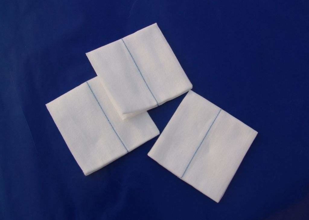 ISO13485 Disposable Medical Gauze Fabric Pads Easily Absorb Wound Dressing