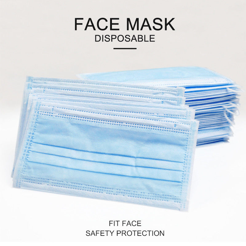 Light Thin Skin Friendly Bfe95 Disposable 3 Ply Face Mask For Surgical