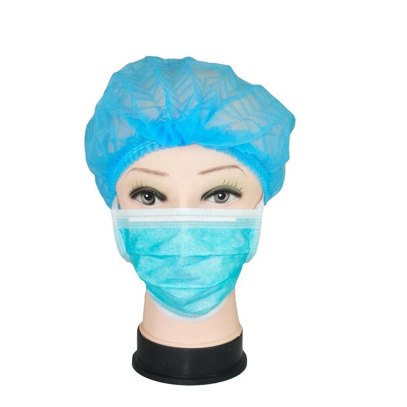 Odorless 95% Disposable Face Mask Blue And White