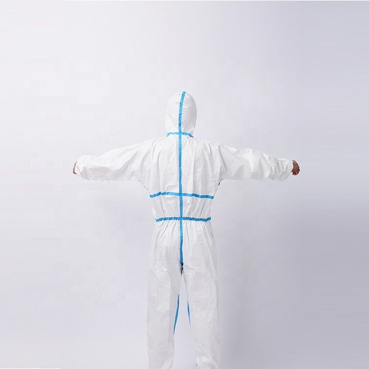 White Full Body 3xl 65gsm Disposable Surgical Gown Prevent Liquid Penetration