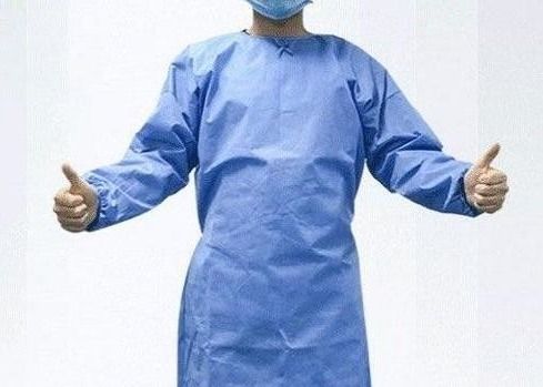 S M L Disposable Surgical Gown Anti Static Anti Bacterial