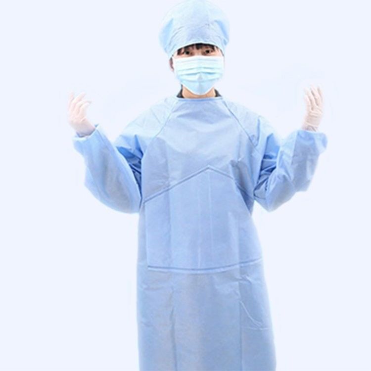 Full Body Disposable Surgical Gown Prevent Liquids Microorganisms Penetration