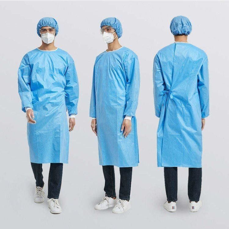 Level 2 Disposable Surgical Gown ISO 13485 Block Blood Penetration